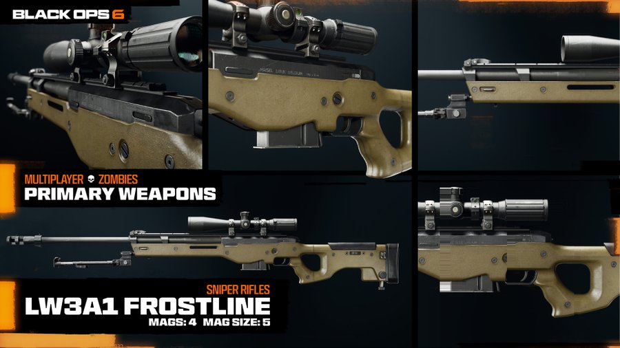 Call of Duty Black Ops 6: LW3A1 Frostline Sniper Rifle