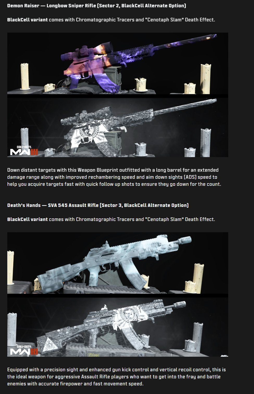 Demon Raiser — Longbow Sniper Rifle (Sector 2, BlackCell Alternate Option) - WHOTTON TRADING