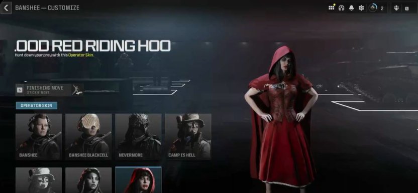 ‘Trick r Treat: Candy Hunt’ - Blood Red Riding Hood Banshee Operator - WHOTTON TRADING