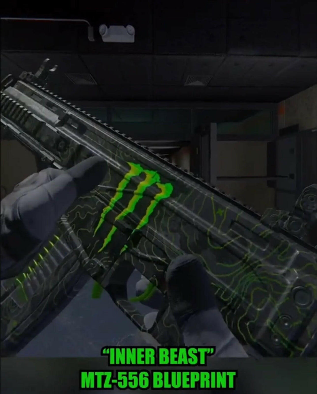 CALL OF DUTY MODERN WARFARE 3 MONSTER ENERGY - INNER BEAST BLUEPRINT COD MW3.