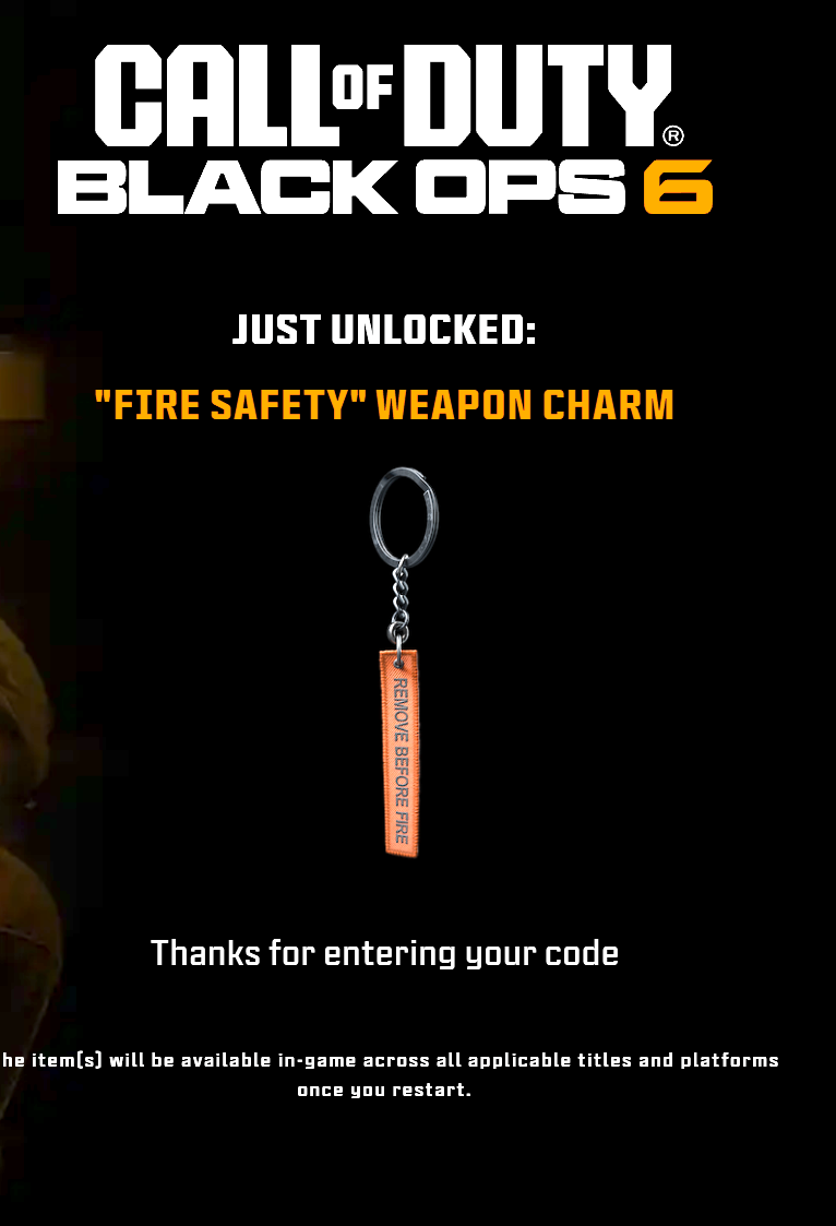 Call of Duty Black Ops 6 | Remove Before Fire Weapon Charm