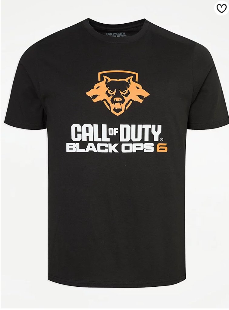 Black Call Of Duty Graphic T-Shirt ( No In - Game Content) - WHOTTON TRADING