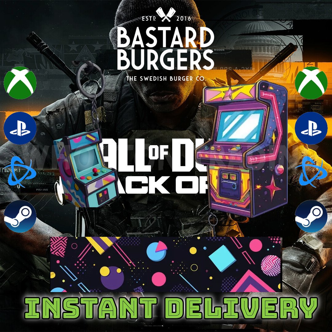 Call Of Duty Black Ops 6 x Bastard Burger 3 In - Game Items - WHOTTON TRADING