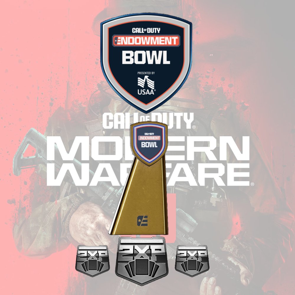 Call of Duty Modern Warfare 2 / 3 Endowment Bowl Bundle Charm and Double Battlepass Xp.