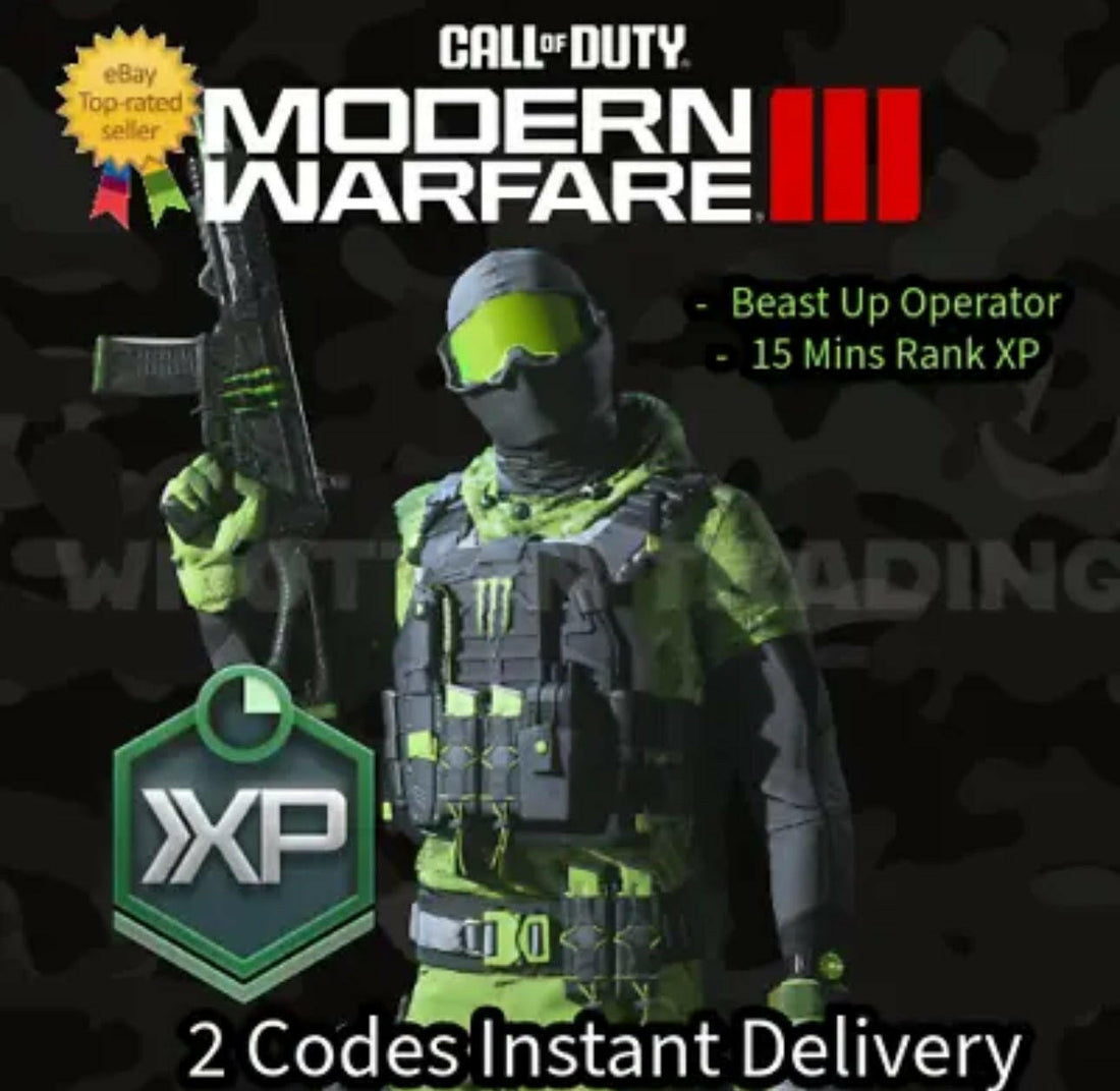 Call of Duty Modern Warfare 3 Monster Beast Up Operator Skin COD MW3 2xp.