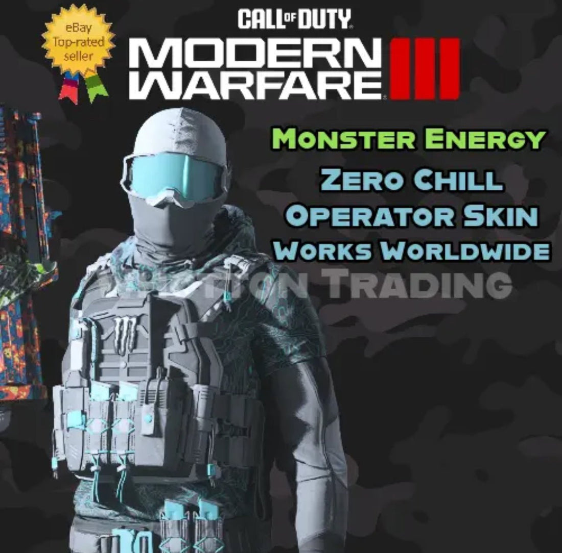 Call Of Duty Modern Warfare x MONSTER ENERGY “ZERO CHILL” SKIN mw3.