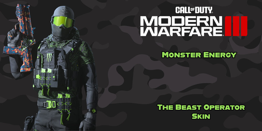 CALL OF DUTY x MONSTER ENERGY “THE BEAST” OPERATOR SKIN.