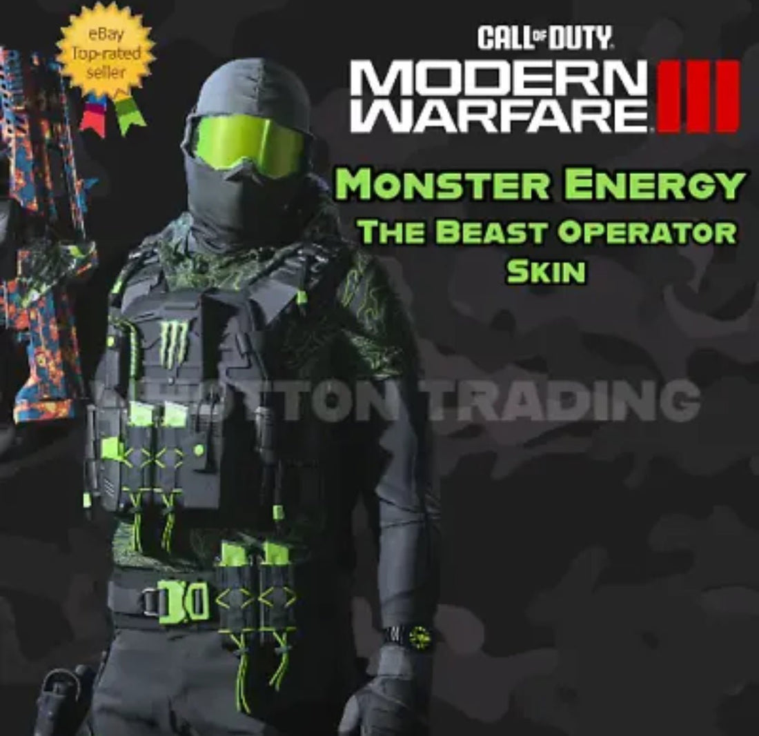 CALL OF DUTY x MONSTER ENERGY “THE BEAST” OPERATOR SKIN.