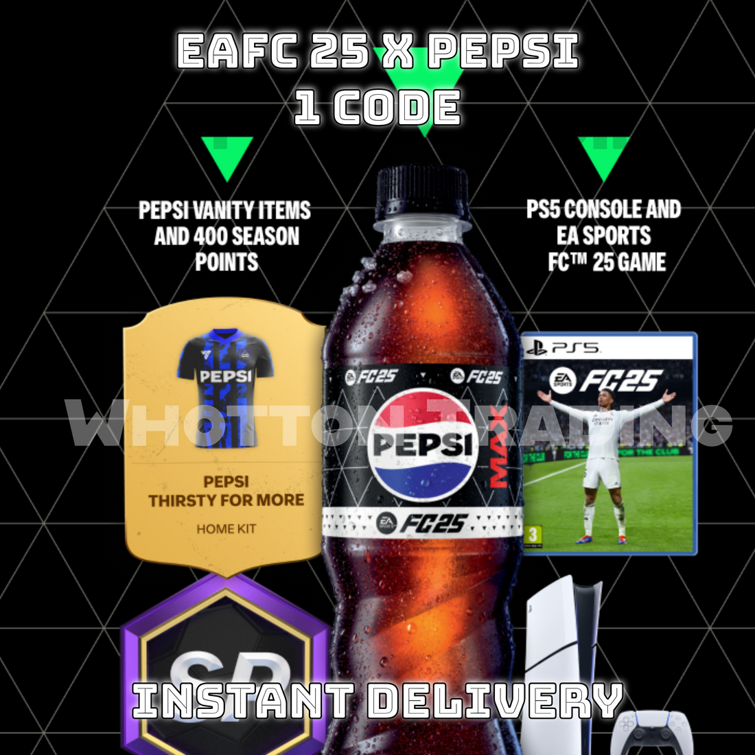 EA Sports 25 x PEPSI Code Ultimate Team - 400 season points + Cosmetic