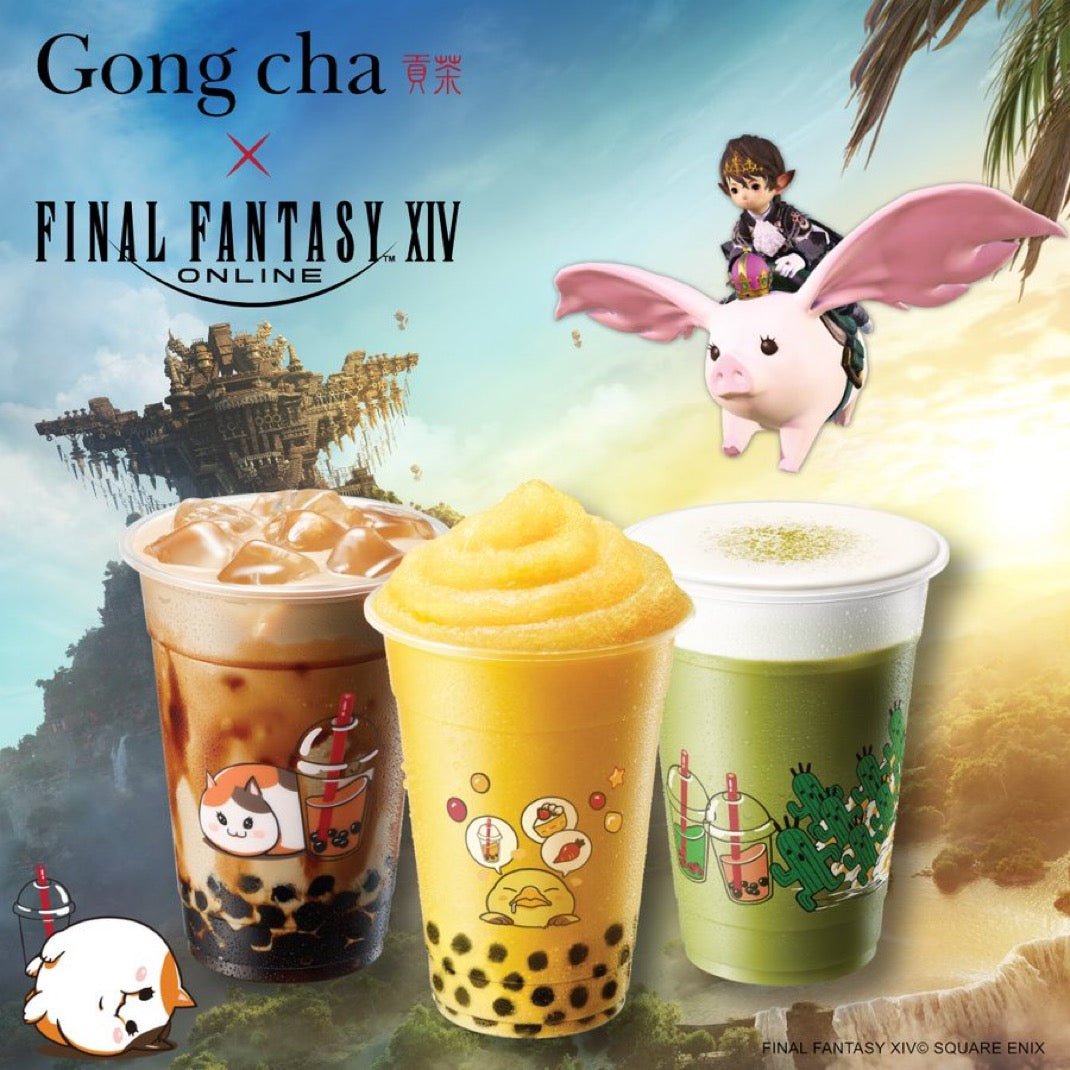 Final Fantasy XIV FFXIV Dawn Trail | Gong Cha  | Porxie King | Mount.