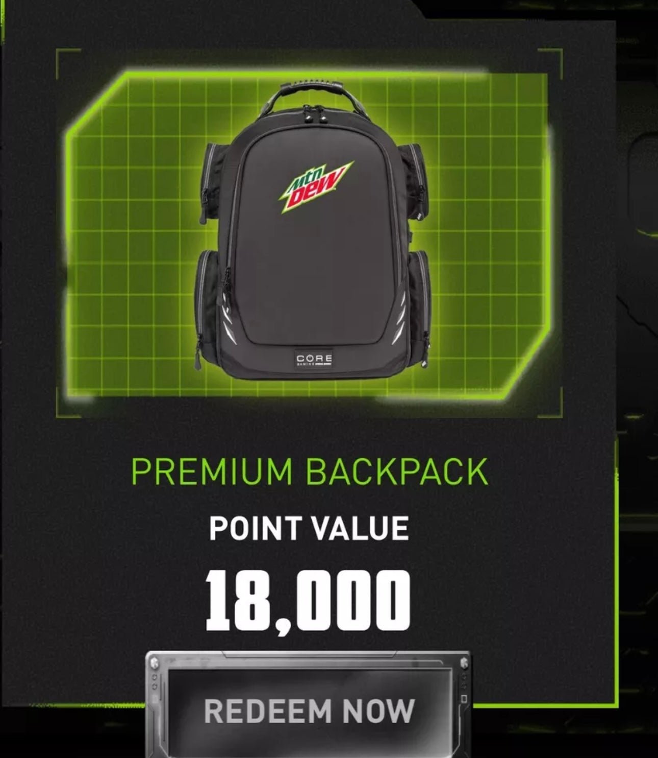 MTN DEW GAMING REWARD 100 POINTS Single Code.