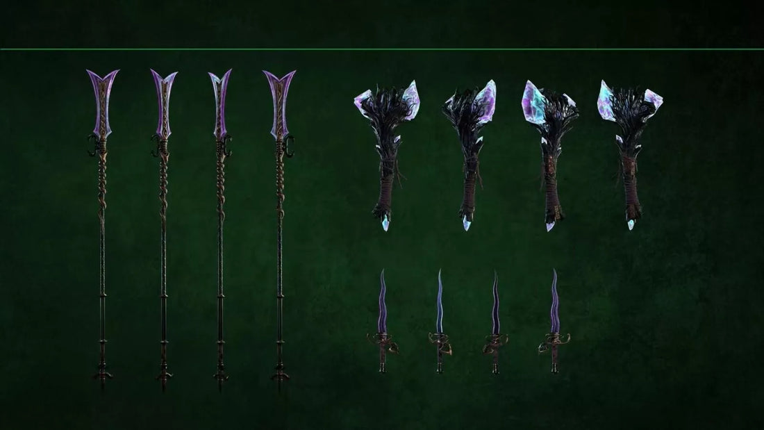 Diablo 4 Vessel of Hatred - Trolli 3 Weapon Pack | 3 Weapon Transmogs