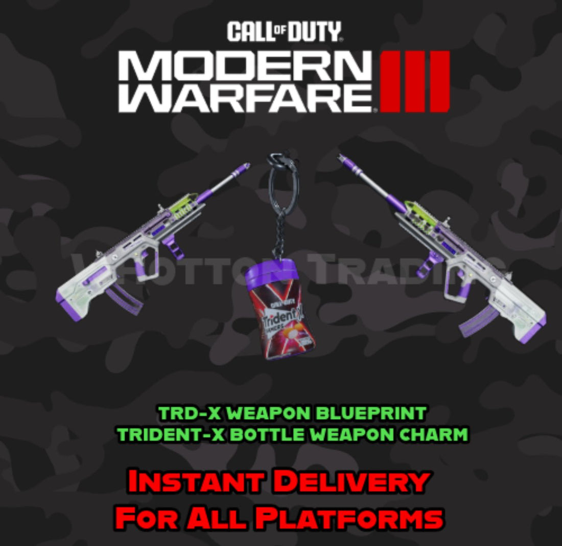 Trident Gum x Call Of Duty Modern Warfare 3 MW3 Bundle Promotion.