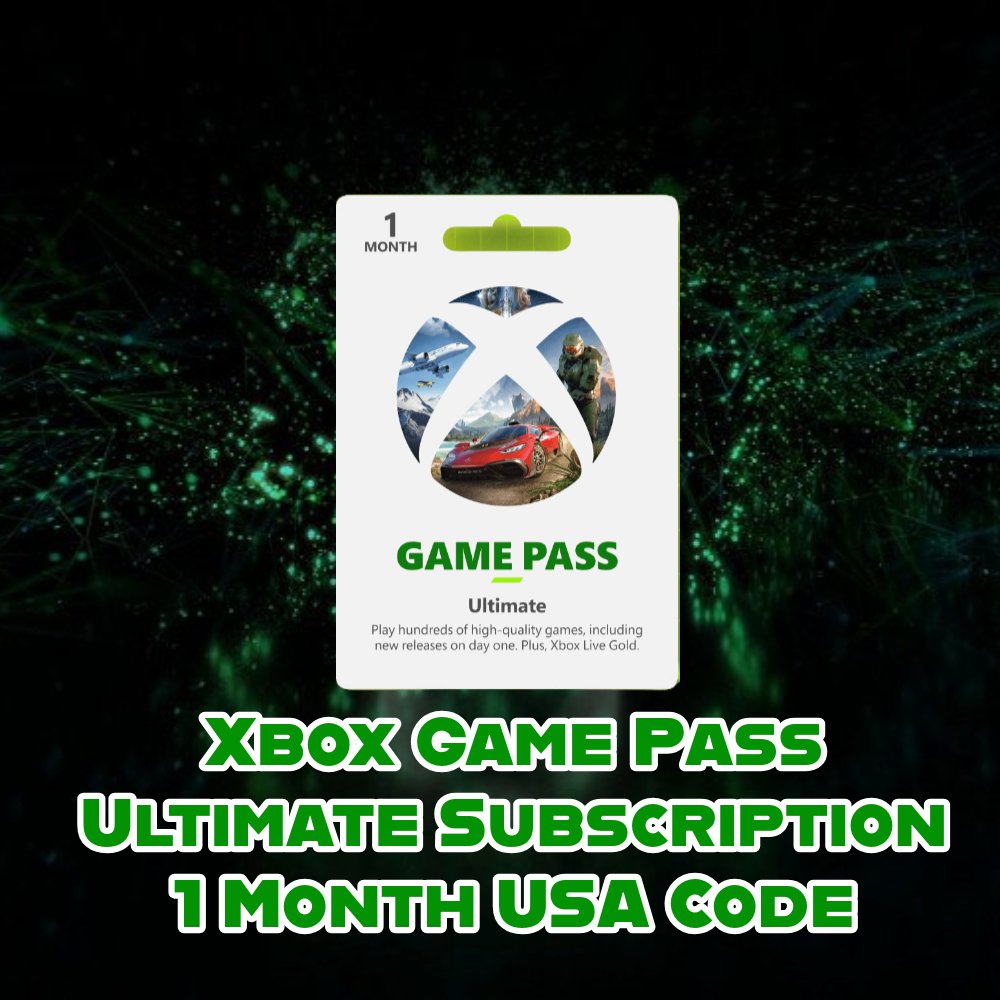 Xbox Game Pass Ultimate Subscription 1 month membership (GLOBAL).