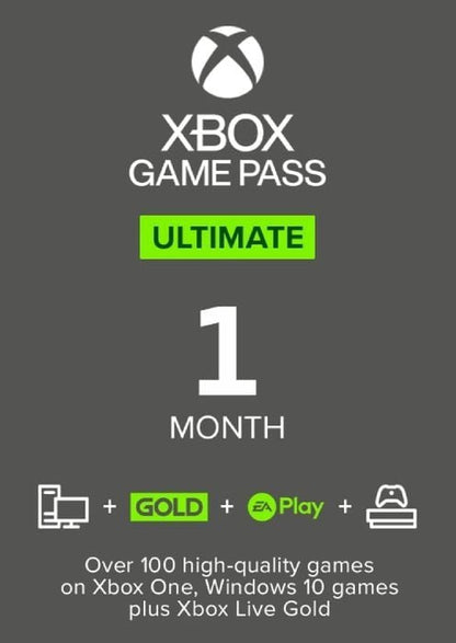 Xbox Game Pass Ultimate Subscription 1 month membership (GLOBAL).