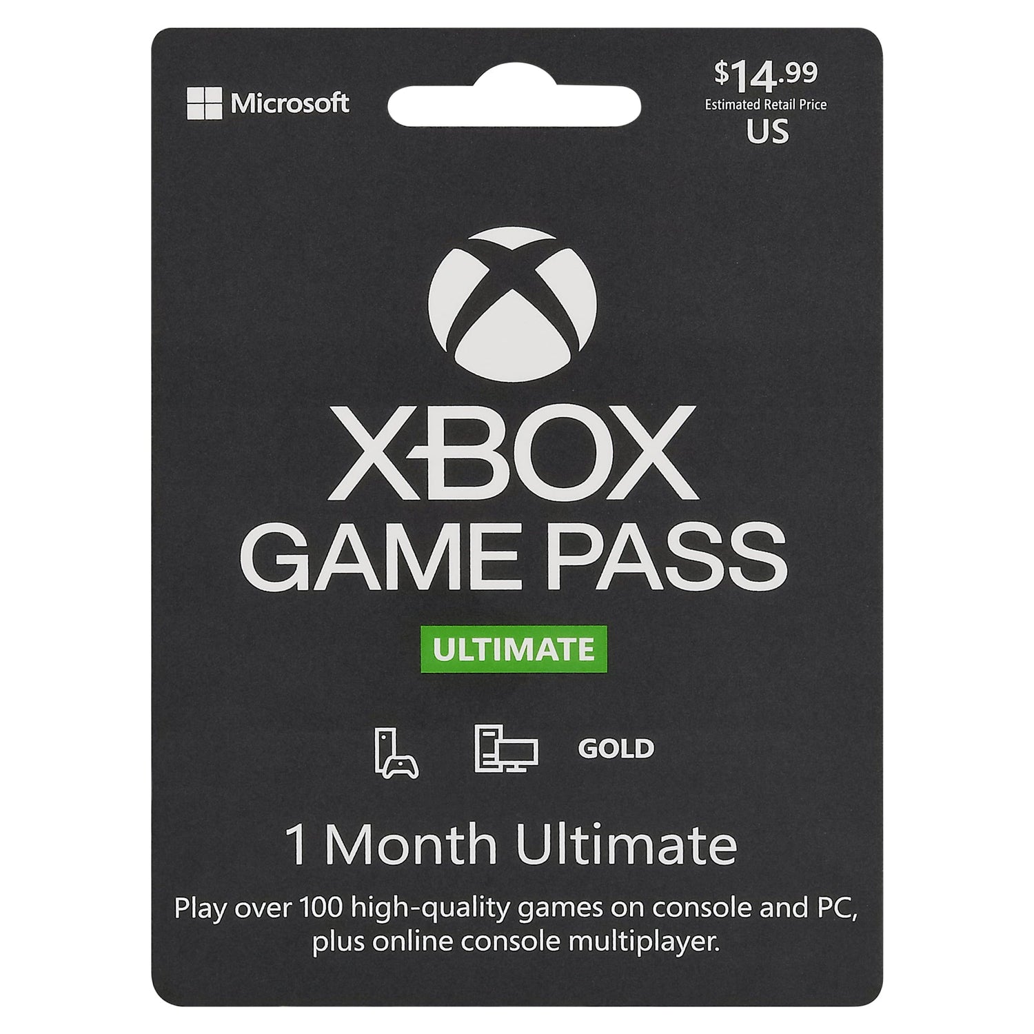 Xbox Game Pass Ultimate Subscription 1 month membership (GLOBAL).