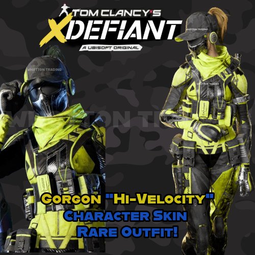 XDefiant Gorgon &quot;Hi-Velocity&quot; Character Skin.